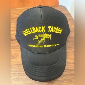 Shellback Tavern Black Trucker Hat